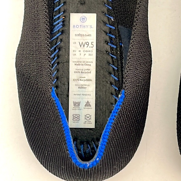 Rothy’s The Loafer flats black Size 9.5 - Picture 6 of 8